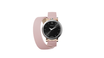 XS - CASE STEEL - DIAL BLACK - 2 BR SAF NUDE - LUGS PINK