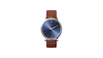 XL - CASE STEEL - DIAL BLUE - BR CROC BROWN - LUGS STEEL