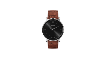 XL - CASE BLACK - DIAL BLACK - BR CROC BROWN - LUGS STEEL